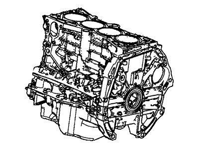 2016 Honda CR-V Engine Block - 10002-5LB-A00