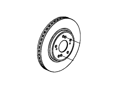 Honda 45251-STK-A00 Disk, Front Brake