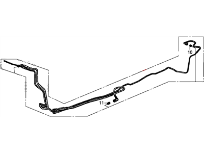 Honda 16050-T0A-A00 Set, Fuel Pipe Assembly