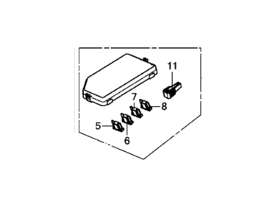 Honda 38256-T0A-A03 Cover, Relay Box