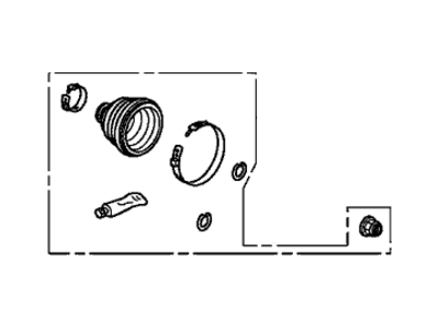 Honda 44018-T0A-305 Boot Set, Outboard