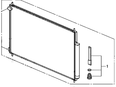 Honda 80110-T0A-A01 Condenser Comp