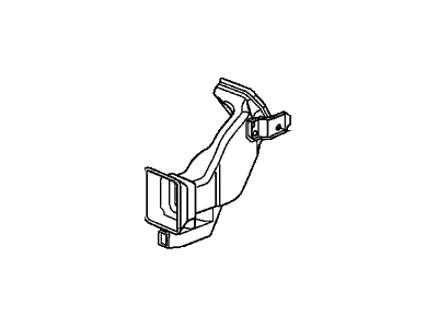 Honda 83465-T0T-H01 Duct Assy., RR. Vent