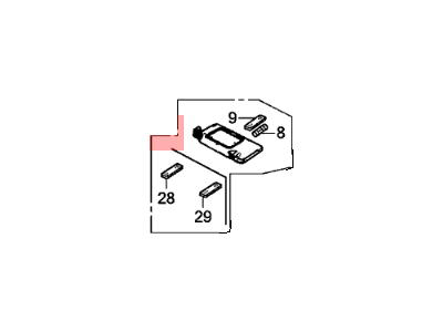 Honda 83230-T0A-A31ZB