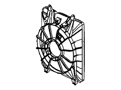 Honda 19015-5LA-A01 Shroud Complete