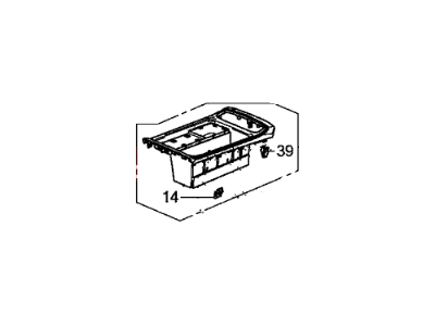 Honda 77297-T0A-A11ZA Panel Ass*NH869L*