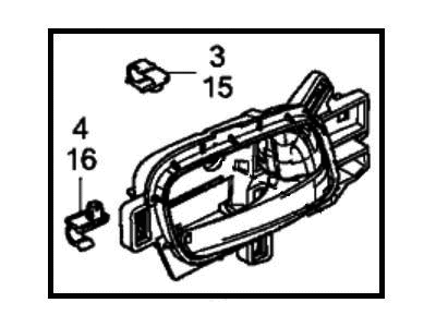 Honda 72620-T0A-A01ZA