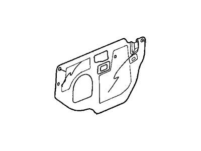 Honda 72361-S9A-020 Seal, L. FR. Door Hole