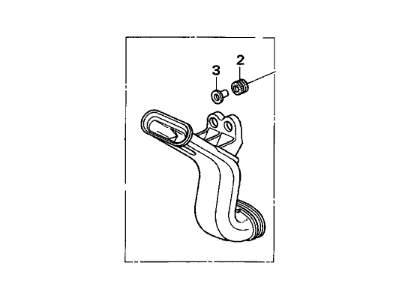 Honda 17252-PPA-A00 Tube Assembly B, Air Inlet