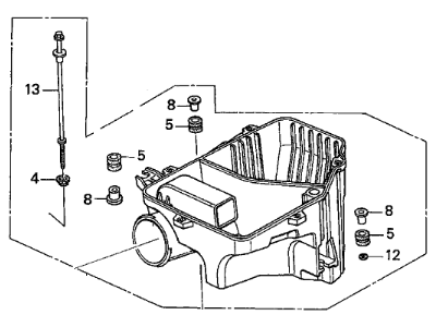 Honda 17201-PNA-000 Case Set, Air Cleaner