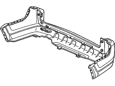 Honda 04715-S9A-A91 Face, Rear Bumper (Dot)