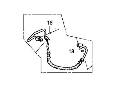 Honda 80315-SCA-A02 Hose, Discharge