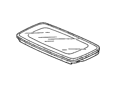 Honda 70200-S9A-J02 Glass Assembly, Roof