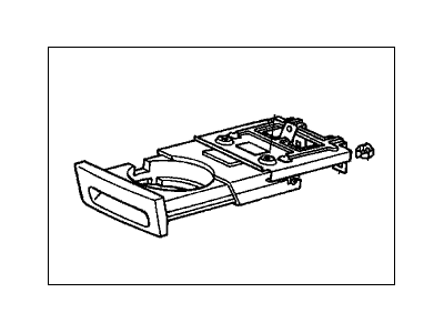 Honda 77230-S9A-A01ZC Holder Assembly, Cup (Ivory)