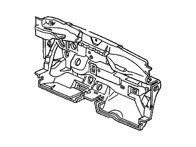 Honda 74260-S9A-A00 Insulator, Dashboard