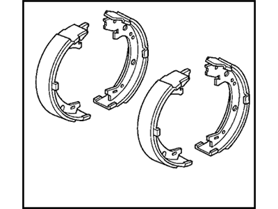 2005 Honda CR-V Brake Shoe Set - 43053-S9A-E52