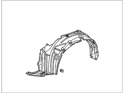 Honda 74100-S9A-010 Fender Assembly, Right Front (Inner)