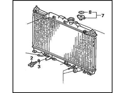 Honda 19010-PPA-A52 Radiator (Denso)