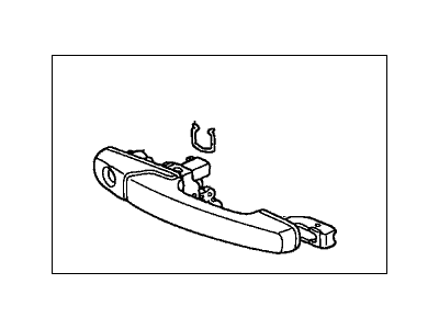 Honda 74810-S9A-J11YB Handle Assy., Tailgate *B536P* (ROYAL BLUE PEARL)