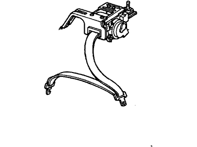 Honda 04827-S9A-A12ZC Tongue Set, Rear Seat Belt Center (Ivory)