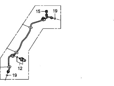 Honda 80341-S9A-A01 Pipe A, Receiver