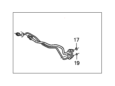 Honda 80325-SCA-A02 Pipe Assembly, Air Conditioner