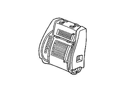 Honda 81122-S9A-A32 Pad Assy., R. FR. Seat-Back (With OPDS Sensor)