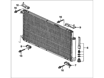 Honda 80110-S9A-013 Condenser