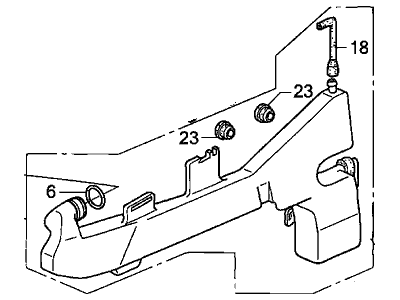 Honda 76840-SCA-A01 Tank Set, Washer