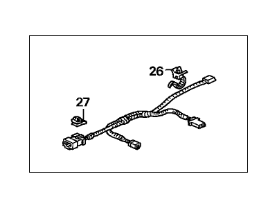 Honda 81312-S9A-A70 Cord, Seat (A)