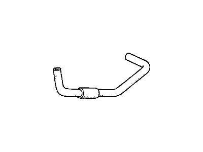 2002 Honda Civic Transmission Oil Cooler Hose - 25212-PLR-005