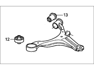 2004 Honda Civic Control Arm - 51350-S5W-A20