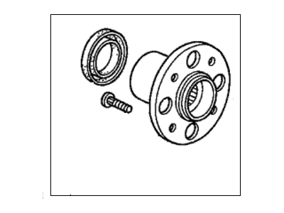 Honda 42200-S5A-008 Bearing Assembly, Rear Hub Unit