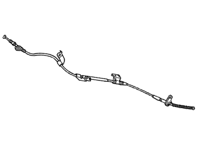 2002 Honda Civic Parking Brake Cable - 47560-S5W-A04