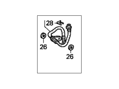 Honda 01464-S5A-A02 Hose Set, Right Front Brake