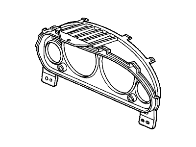 2002 Honda Civic Gauge Trim - 78155-S5A-A01