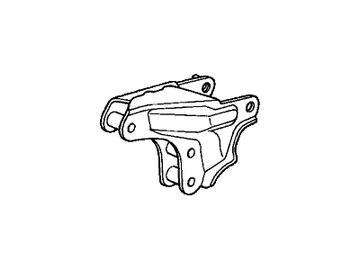 Honda 50827-S5A-000 Bracket, RR. Engine Mounting