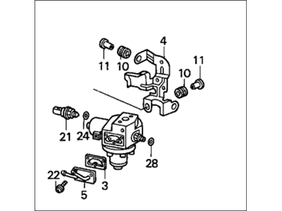 Honda Civic Fuel Pressure Regulator - 16740-PMS-A02