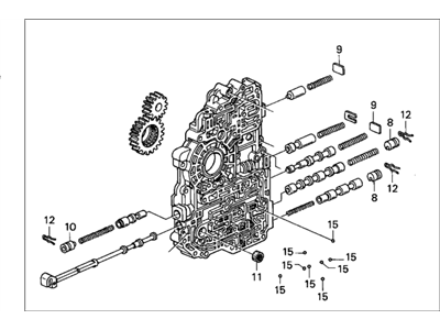 2004 Honda Civic Valve Body - 27000-PLX-000