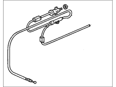 Honda 74880-S5A-305 Cable, Trunk & Fuel Lid Opener