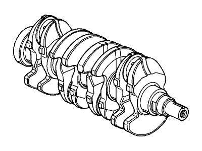 2004 Honda Civic Crankshaft - 13310-PLM-A00