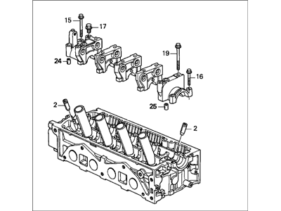 2004 Honda Civic Cylinder Head - 12100-PLE-000