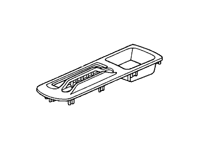 Honda 83406-S5A-003ZA Panel, Center Console *NH167L* (GRAPHITE BLACK)