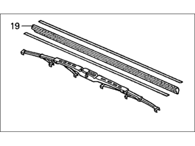 Honda 76630-S5A-A01 Blade, Windshield Wiper (475MM)