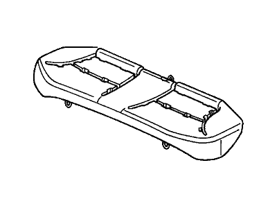 Honda 82132-S5D-A21 Pad & Frame, Rear Seat Cushion