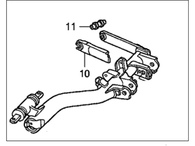 Honda 52371-S5A-A14 Arm, Left Rear Trailing