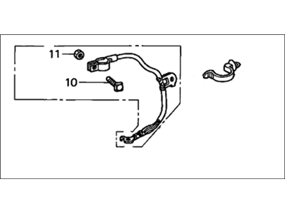 Honda 32600-S5A-930 Cable Assembly, Battery Ground