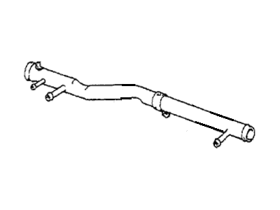 1985 Honda Prelude Cooling Hose - 19505-PC6-000