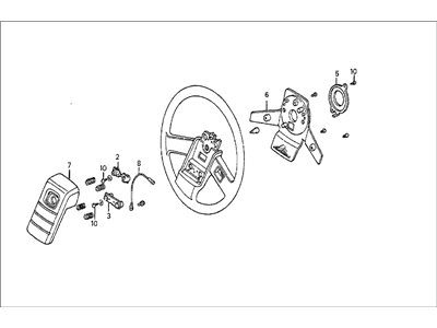 Honda Prelude Steering Wheel - 53110-SB0-014ZA