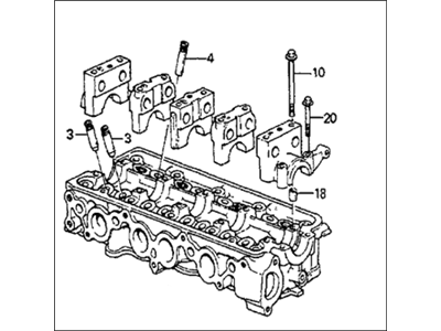 Honda 12100-PC7-030 Cylinder Head Assembly